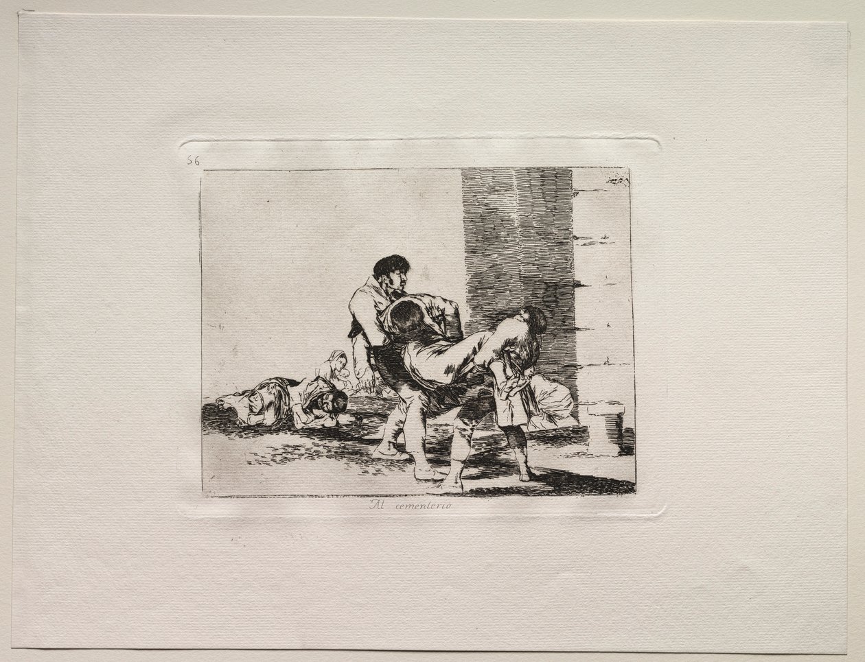 Los horrores de la guerra: Al cementerio de Francisco de Goya