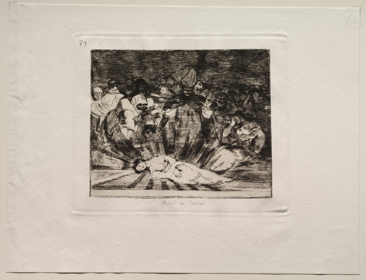 Los horrores de la guerra: La verdad ha muerto de Francisco de Goya