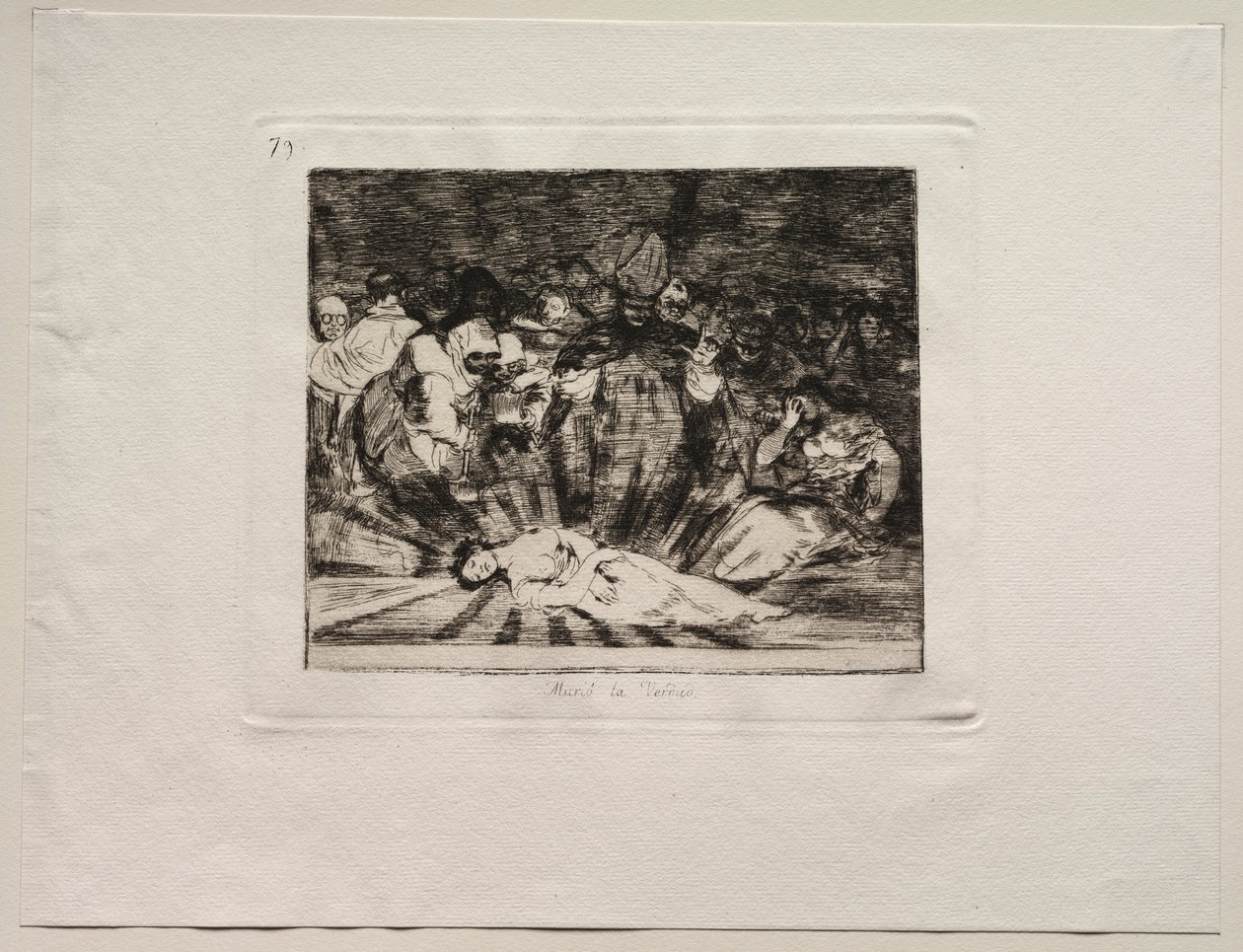 Los horrores de la guerra: La verdad ha muerto de Francisco de Goya