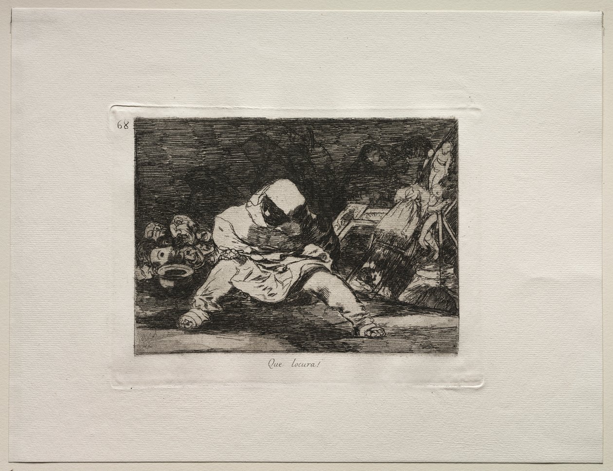 Los horrores de la guerra: ¡Qué locura! de Francisco de Goya