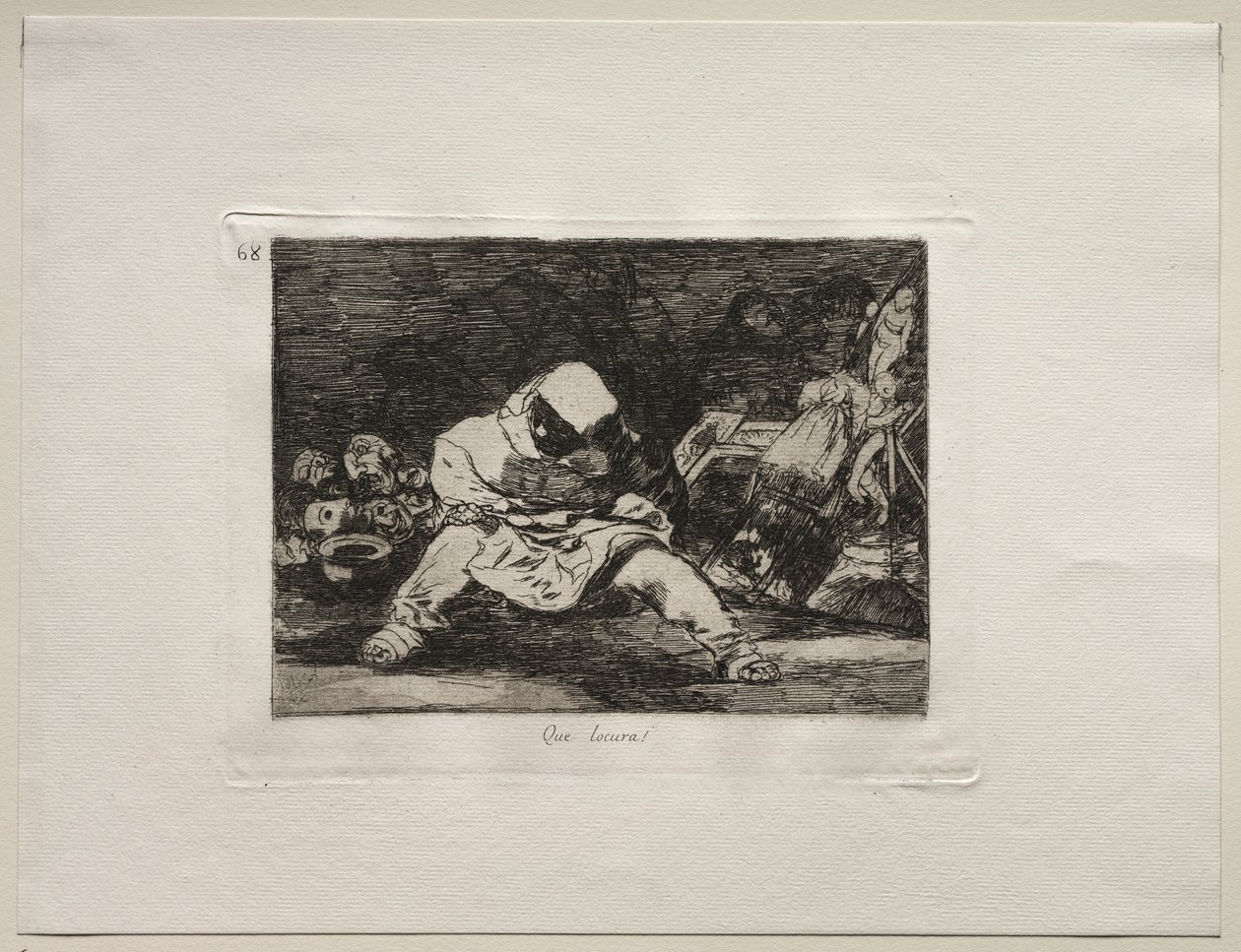 Los horrores de la guerra: ¡Qué locura! de Francisco de Goya
