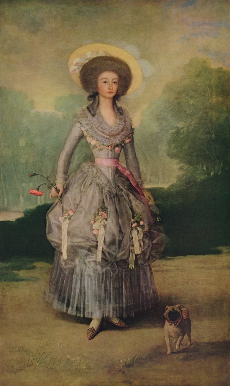 La Marquesa de Pontejos, c1786 de Francisco de Goya