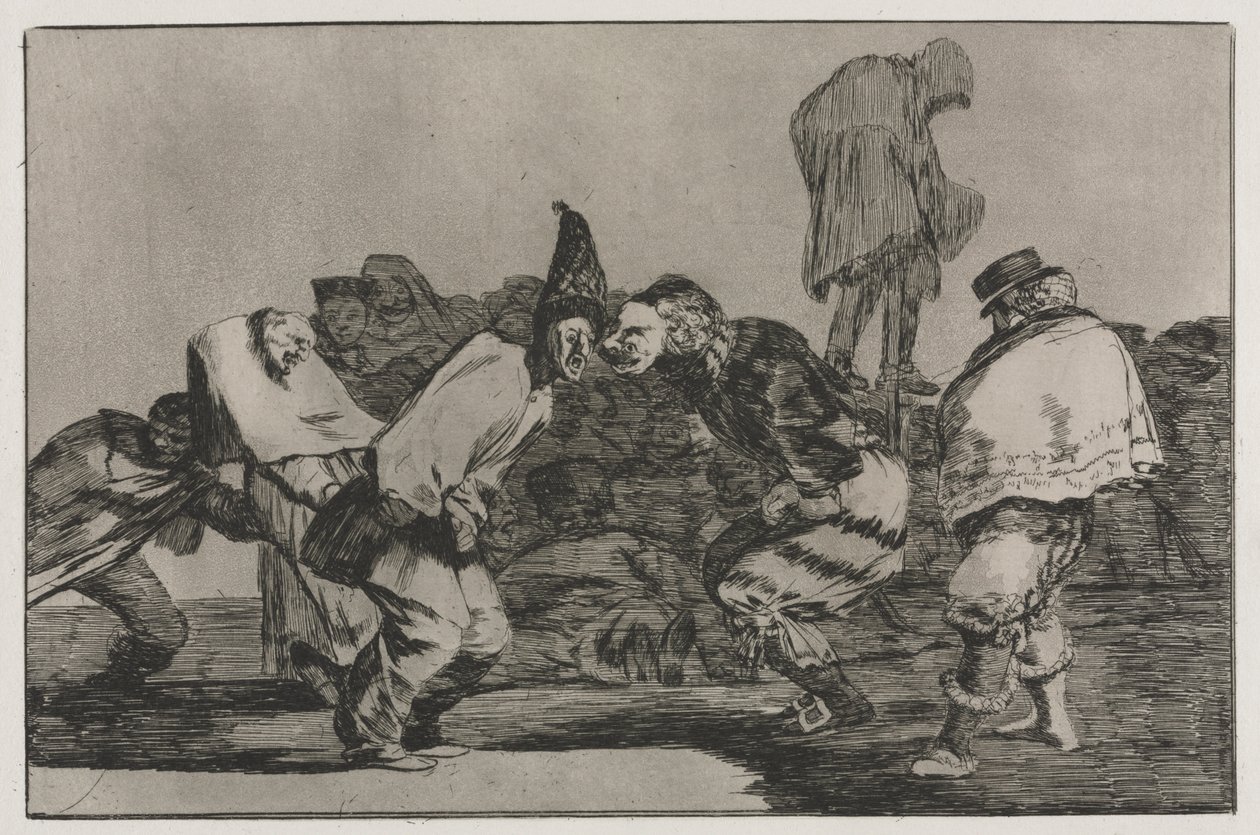 Los proverbios: La locura del carnaval, 1864 de Francisco de Goya