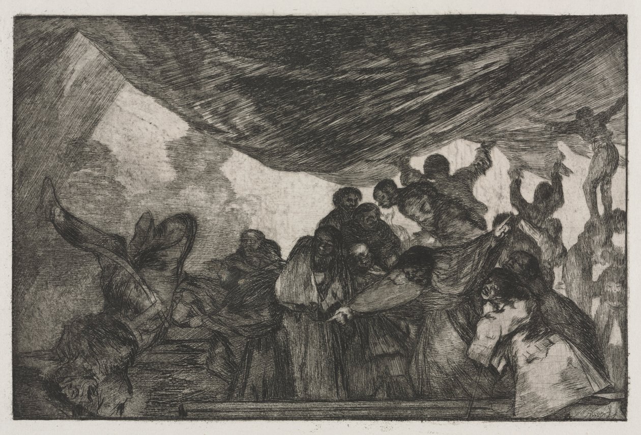 Los proverbios: Claridad de la locura, 1864 de Francisco de Goya