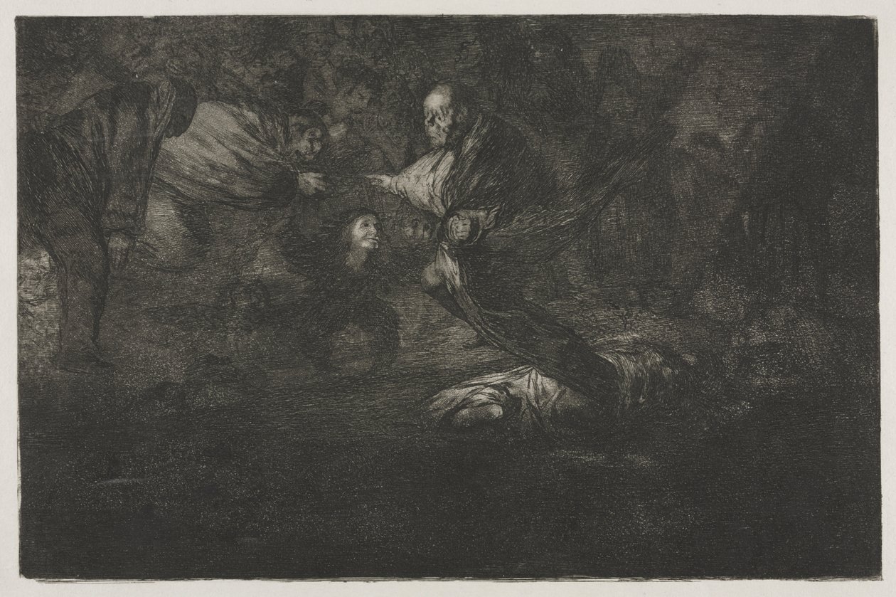 Los Proverbios: Dios los Crea y Ellos se Unen de Francisco de Goya