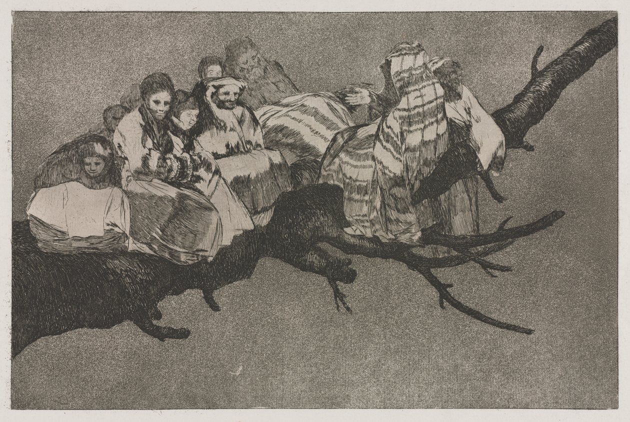 Los proverbios: Ridícula locura de Francisco de Goya