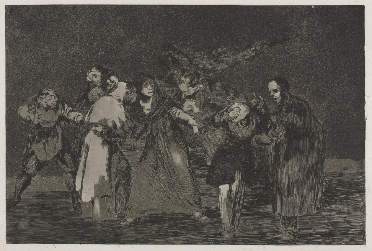 Los proverbios: Las heridas sanan más rápido que las palabras apresuradas de Francisco de Goya