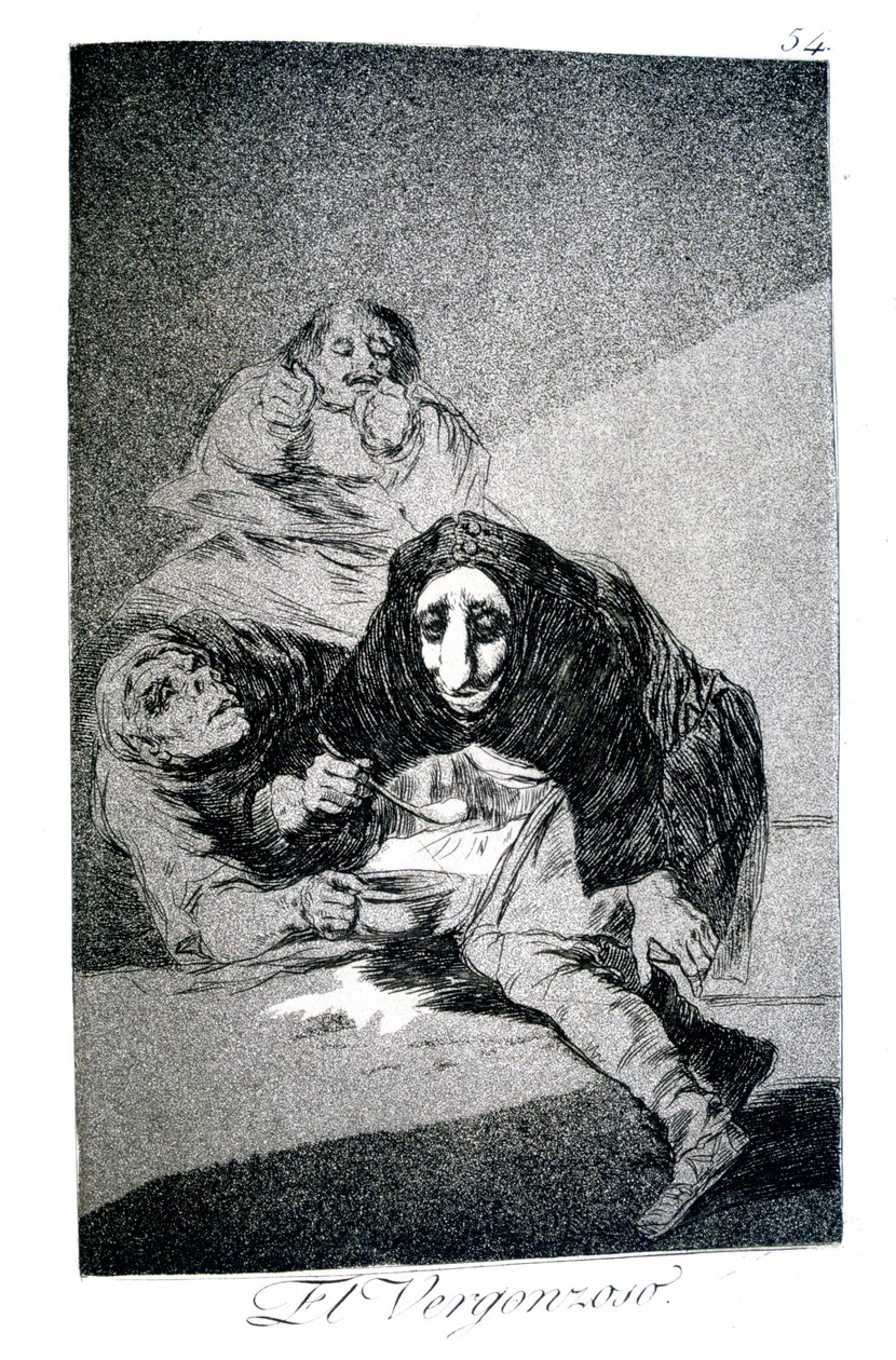 El avergonzado, 1799 de Francisco de Goya