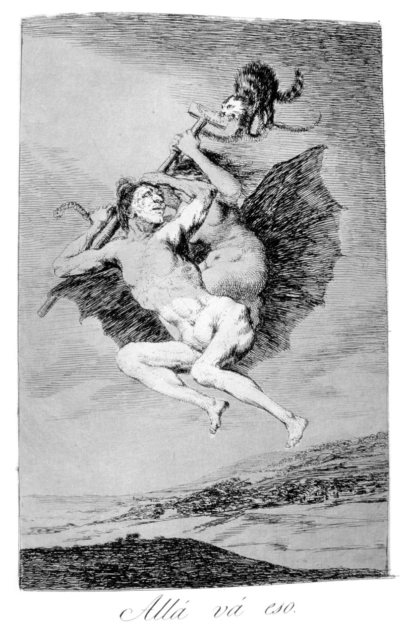 Ahí va, 1799 de Francisco de Goya