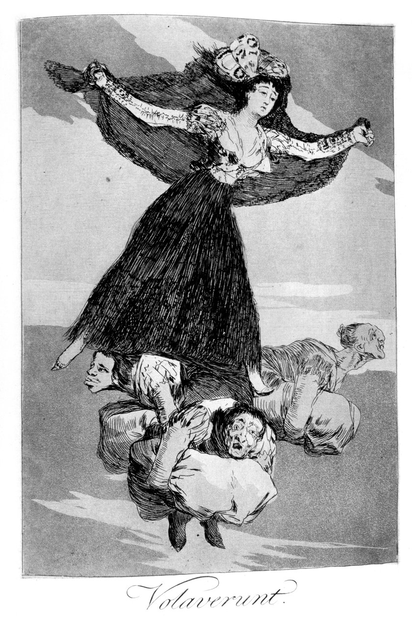 Han volado, 1799 de Francisco de Goya