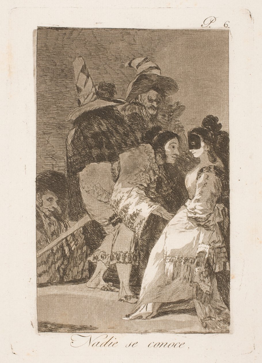 No nos conocemos de Francisco de Goya