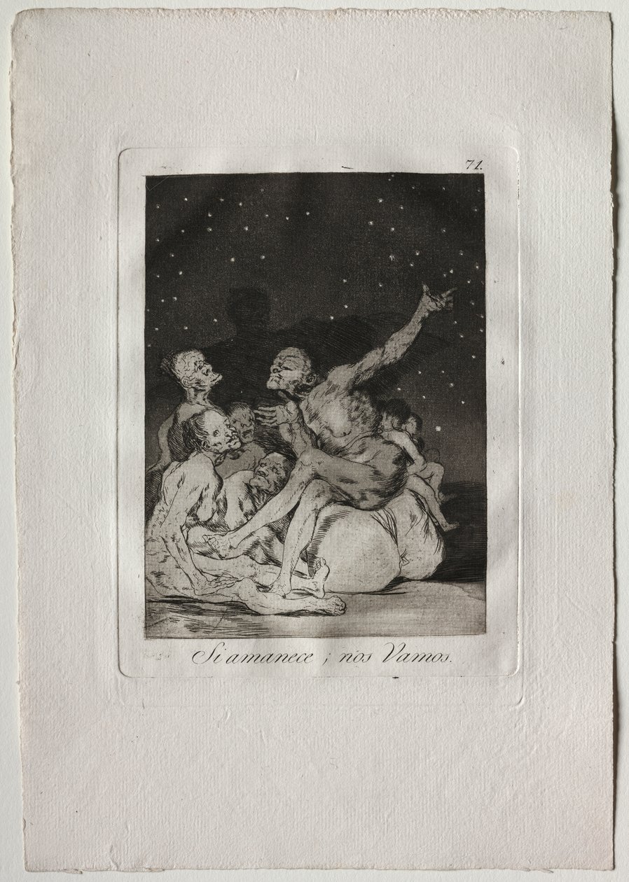 Cuando Amanezca Nos Iremos de Francisco de Goya