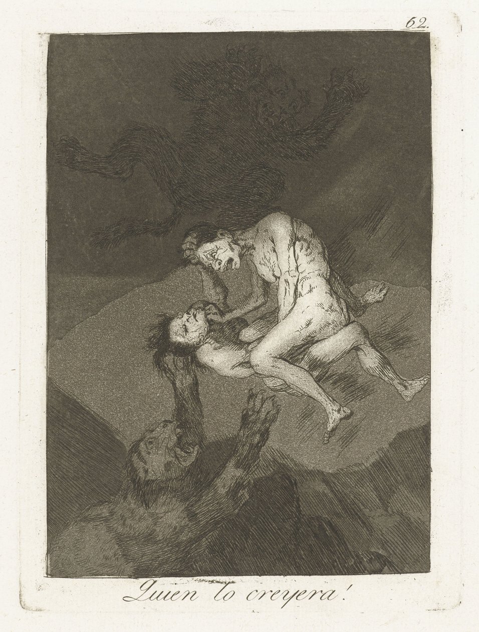 Wie had dat gedacht! Quien lo creyera! (title on object) Los Caprichos (series title) de Francisco de Goya