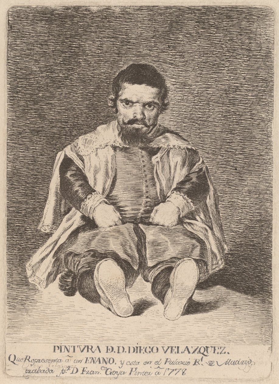 Un Enano de Francisco de Goya after Diego Velázquez