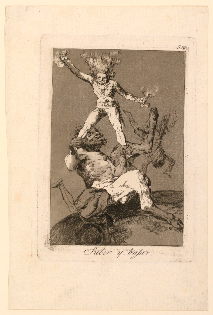 Subir y bajar de Francisco de Goya y Lucientes