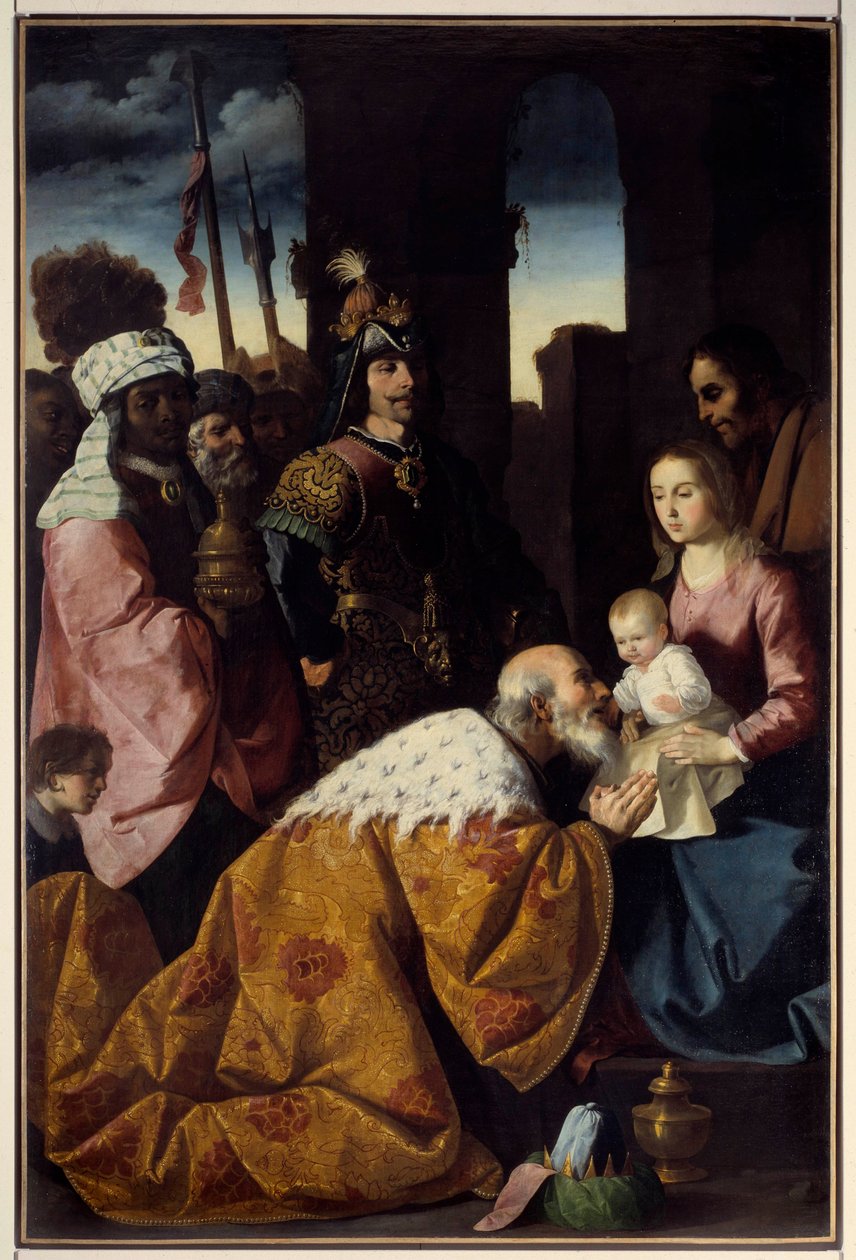 Adoración de los Magos de Francisco de Zurbaran