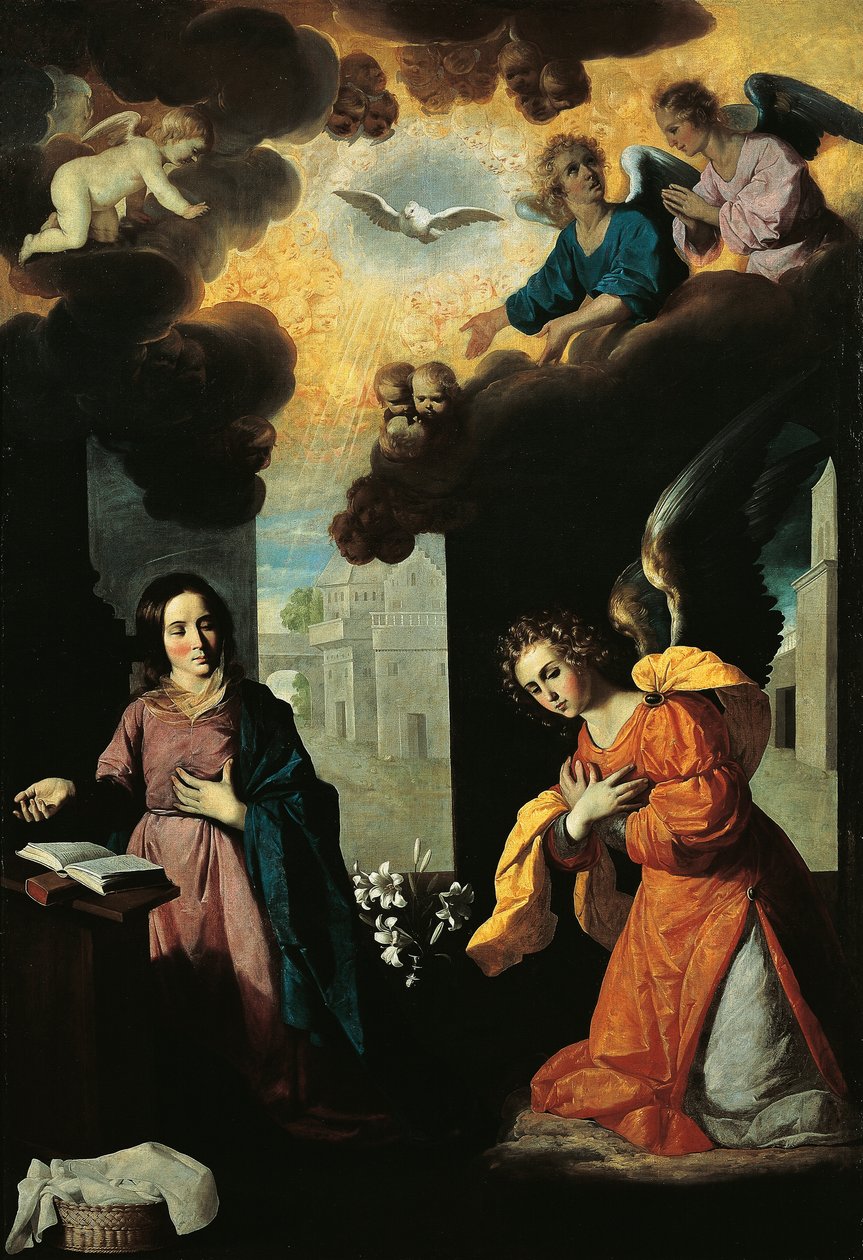 Anunciación de Francisco de Zurbaran