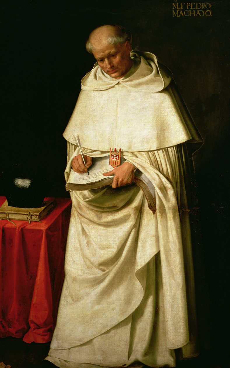 Hermano Pedro Machado (m.1604) de Francisco de Zurbaran