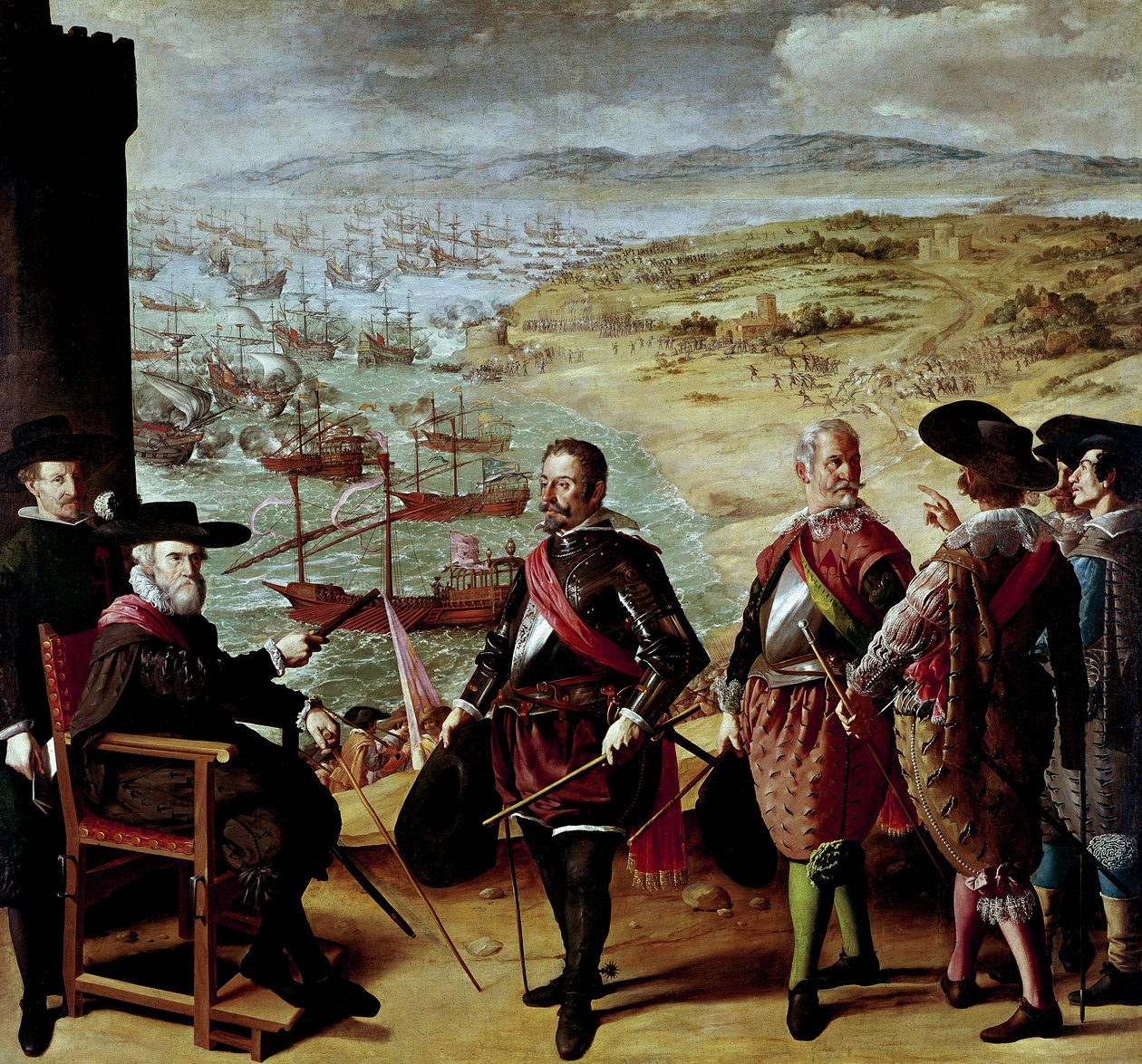 Batallas pintadas para el Buen Retiro: La defensa de Cádiz frente a los británicos en 1627 de Francisco de Zurbaran