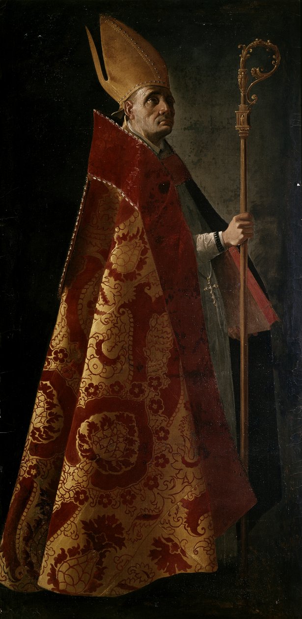 Pinturas para San Pablo El Real de Sevilla: San Ambrosio de Francisco de Zurbaran