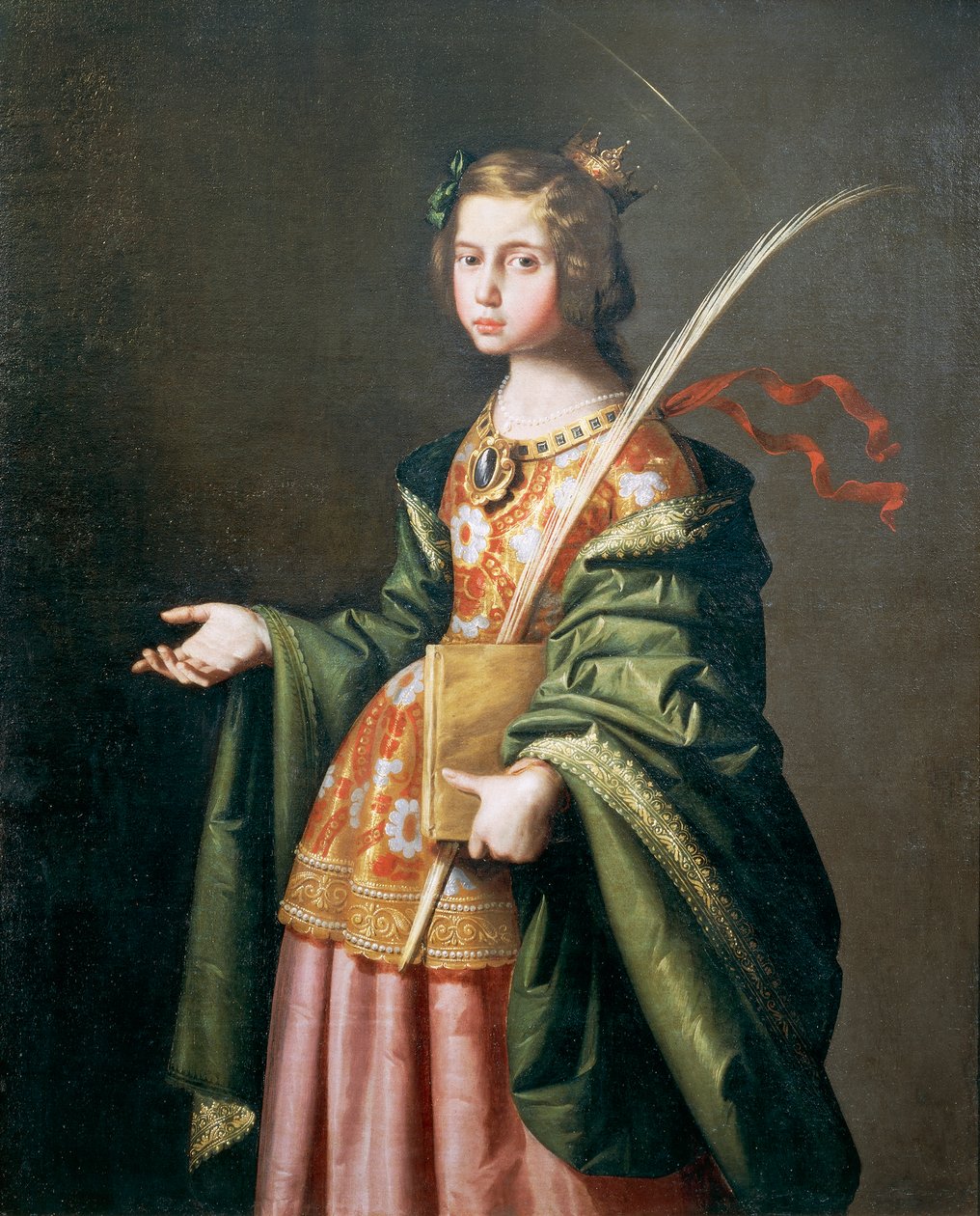 Retrato de Isabel de Turingia de Francisco de Zurbaran