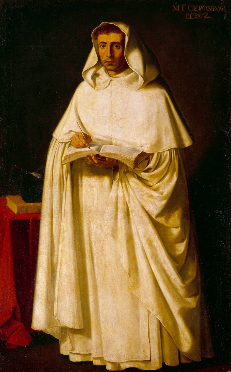 Retrato del Padre Jerónimo Pérez de Francisco de Zurbaran