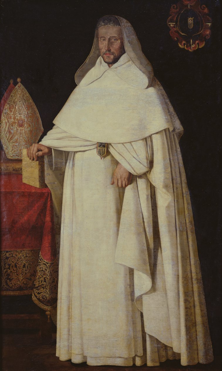 Retrato de Felipe de Guimaran, 1630-33 de Francisco de Zurbaran