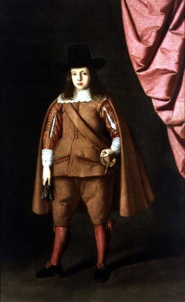 Retrato de un niño (El Duque de Medinaceli) de Francisco de Zurbaran