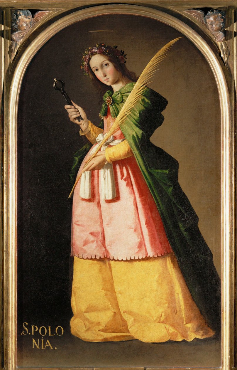 Santa Apolonia ... de Francisco de Zurbaran