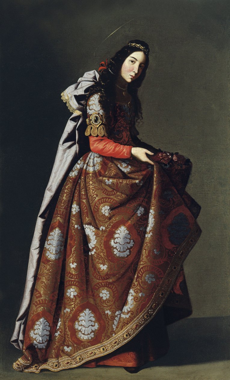 Santa Casilda de Toledo, ca. 1630-1634 de Francisco de Zurbaran