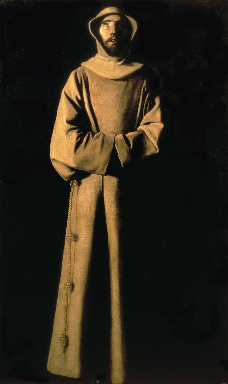 San Francisco de Asís, c.1640 (óleo sobre lienzo) de Francisco de Zurbaran