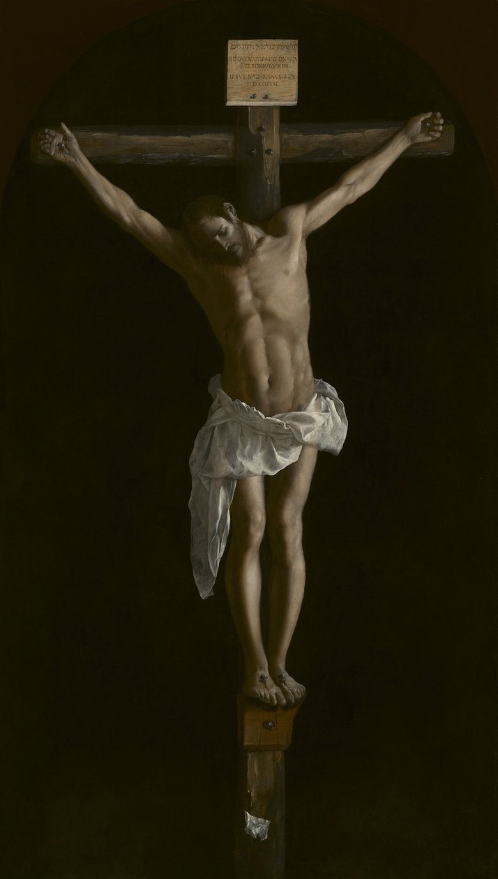 La crucifixión, 1627 de Francisco de Zurbaran