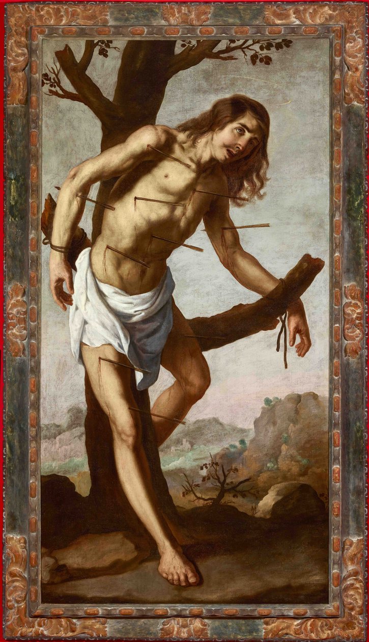El martirio de San Sebastián, c. 1650 de Francisco de Zurbaran