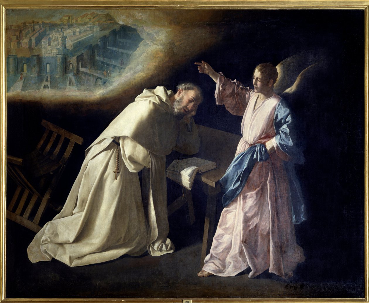 La visión de San Pedro Nolasco (1189-1256) de Francisco de Zurbaran
