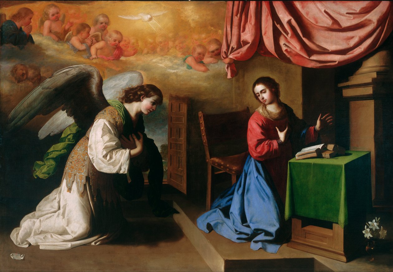 Anunciación de Francisco de Zurbaran