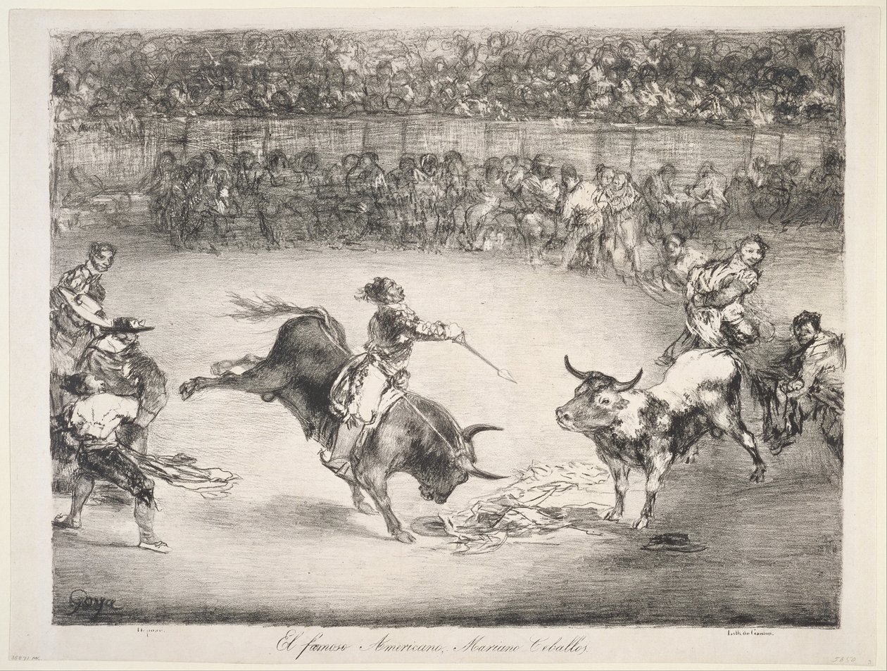 El renombrado americano Mariano Cebellos de Francisco de Goya