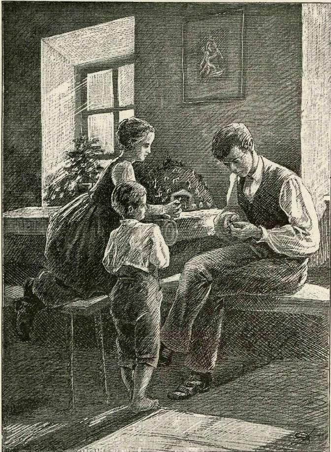 Preparativos para el pesebre de Francisek Dobnikar