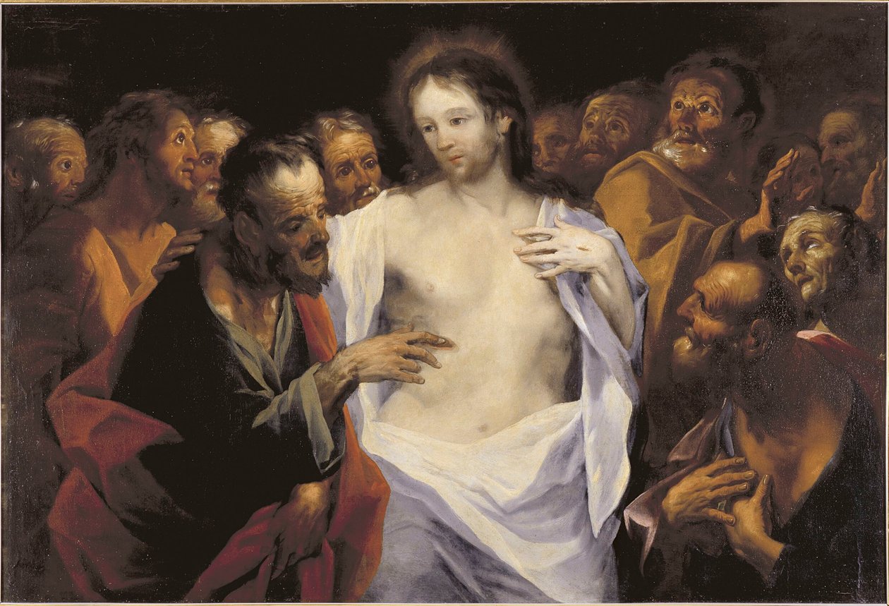 Jesús y Tomás el incrédulo, I de Franciszek Smuglewicz