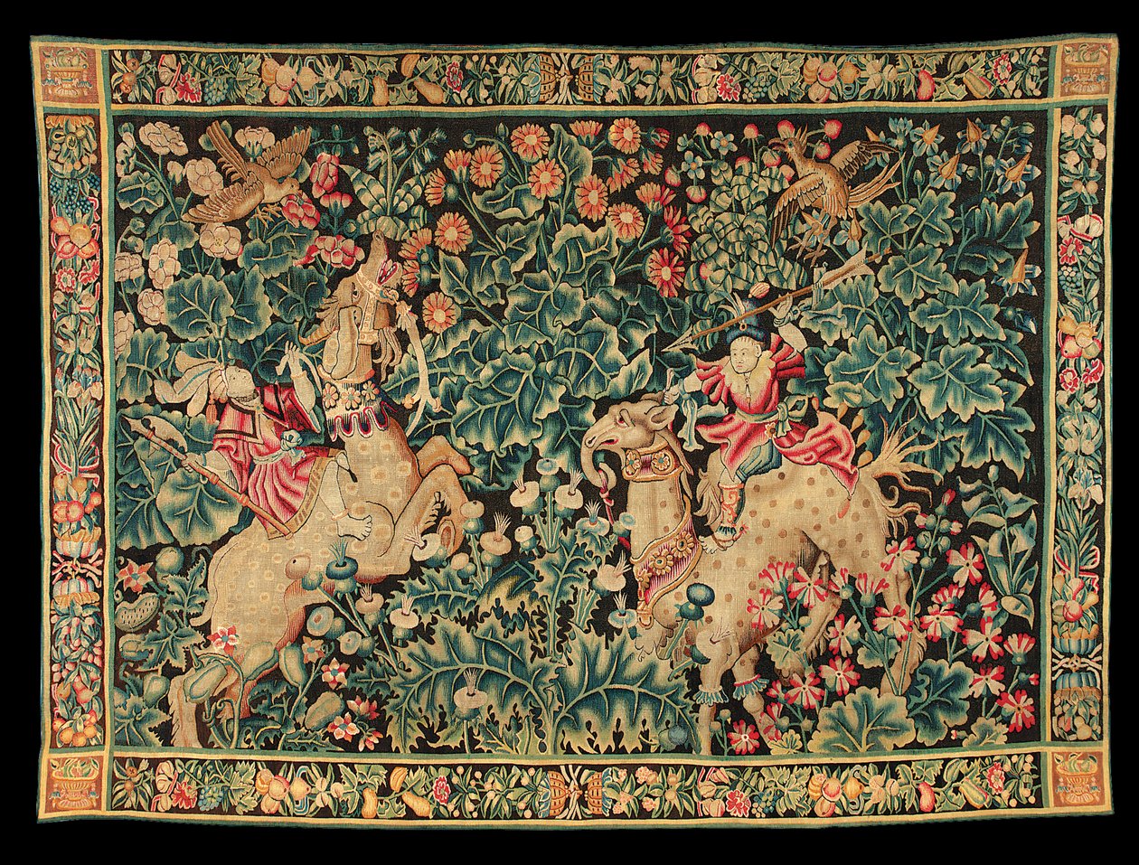 Tapiz de Verdura Exótica, posiblemente Tournai, c.1520-50 de Franco Flemish School