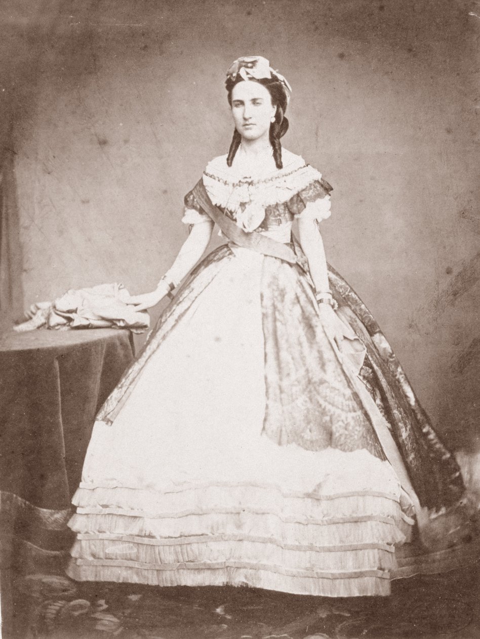 Carlota de Sajonia-Coburgo-Gotha (1840-1927) Princesa de Bélgica y Emperatriz de México de Francois Aubert