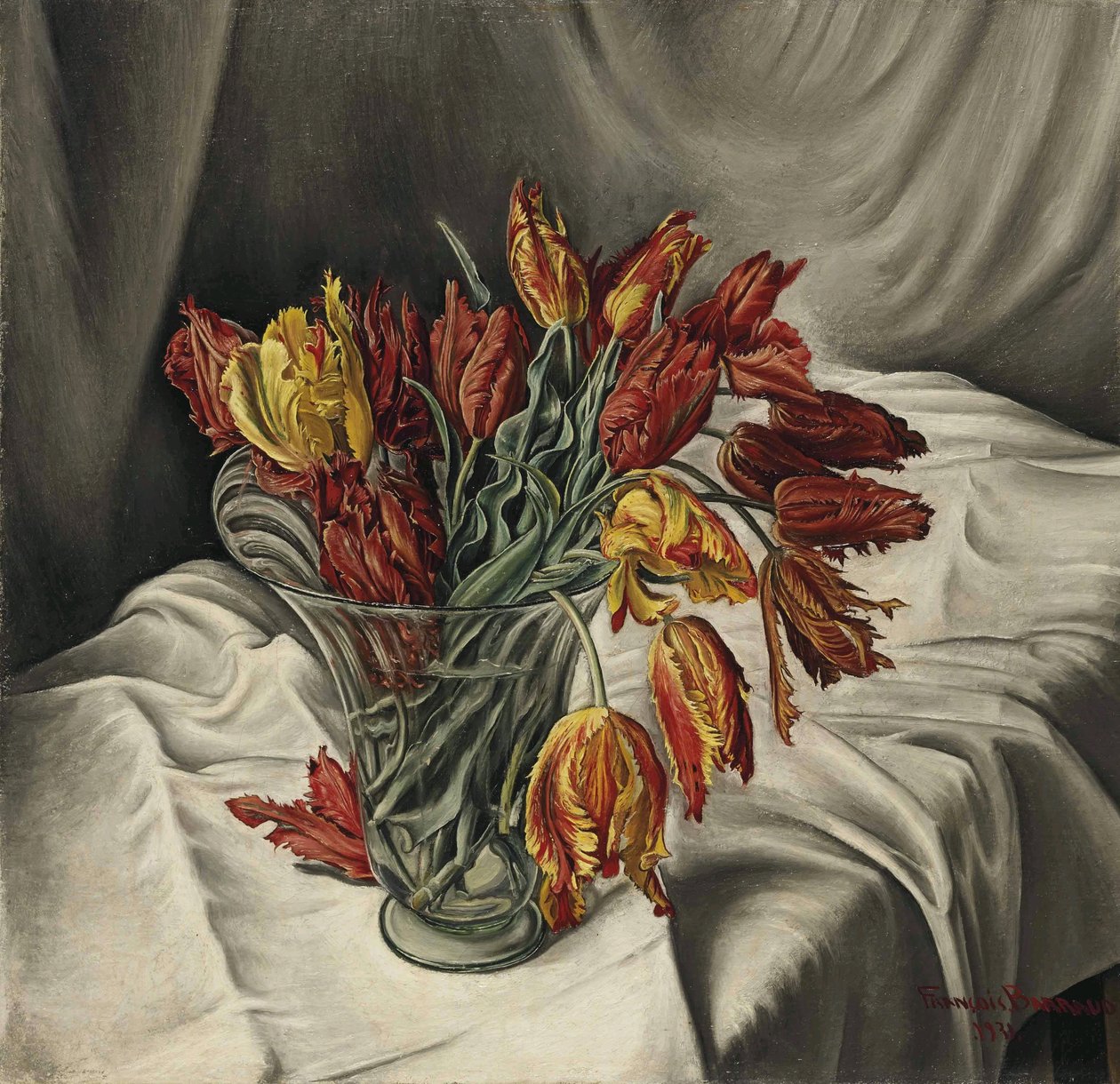 Tulipanes perroquets de Francois Barraud