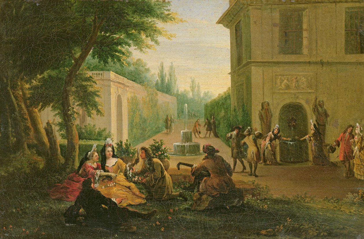 Almuerzo en un parque de François Boucher