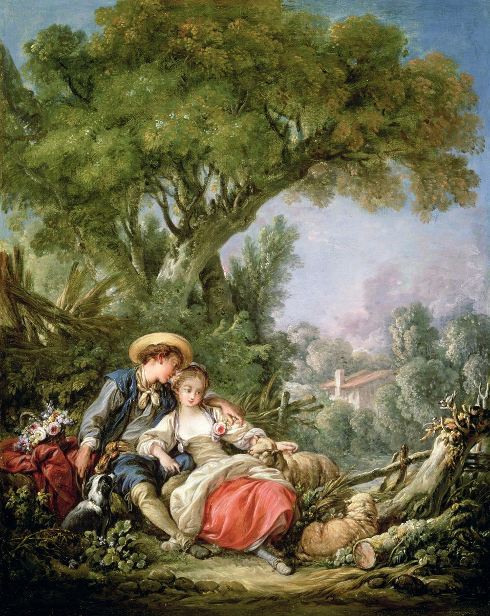 El Descanso, 1764 de François Boucher