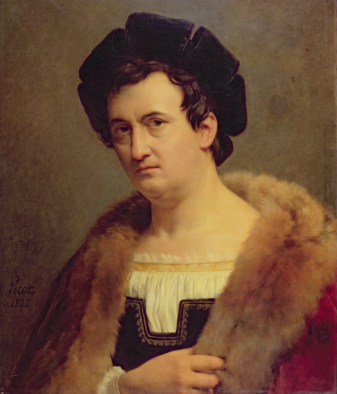 Retrato de François Joseph Talma, 1822 de Francois Edouard Picot