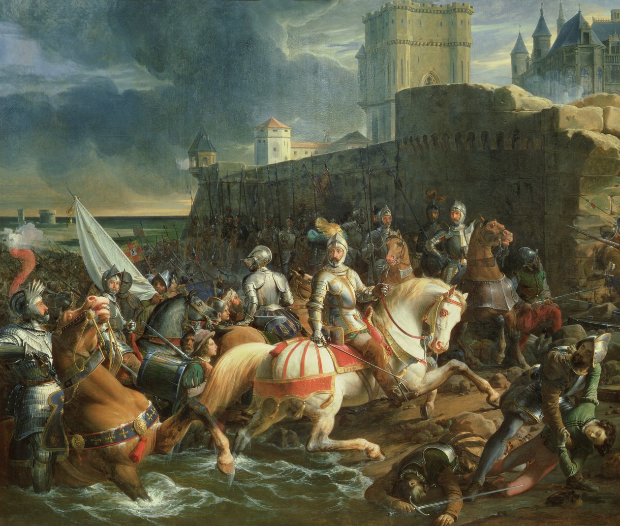 La toma de Calais por Francisco, 2º Duque de Guisa (1519-63) el 9 de enero de 1558 de Francois Edouard Picot