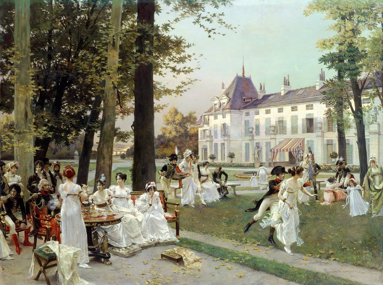 Recepción en Malmaison, 1802 de Francois Flameng