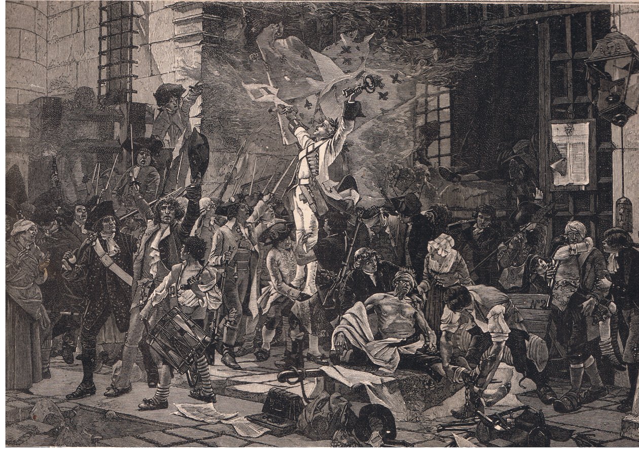 Los conquistadores de la Bastilla de Francois Flameng