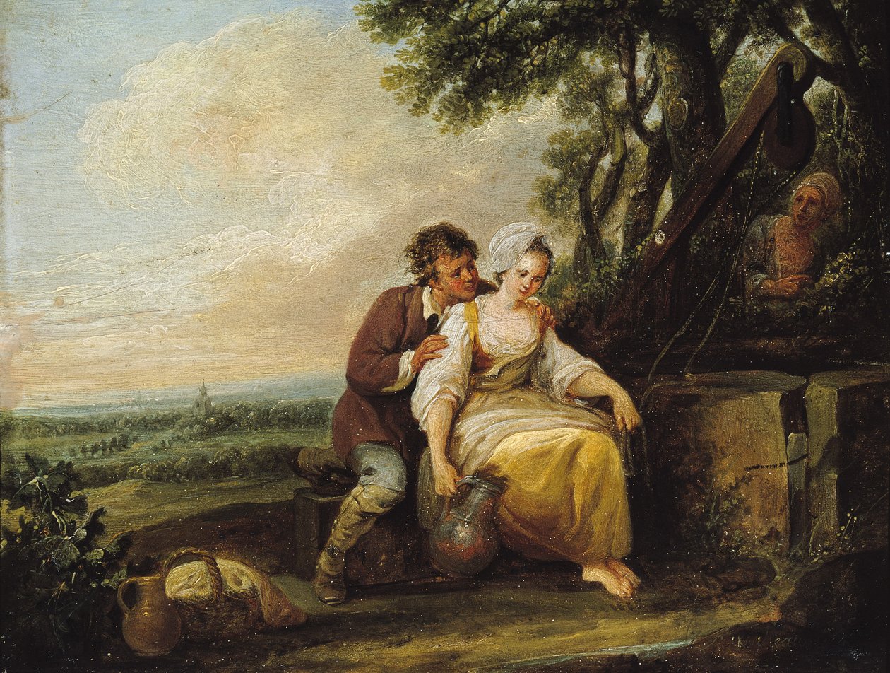 Escena galante, 1774 de Francois Louis Joseph Watteau