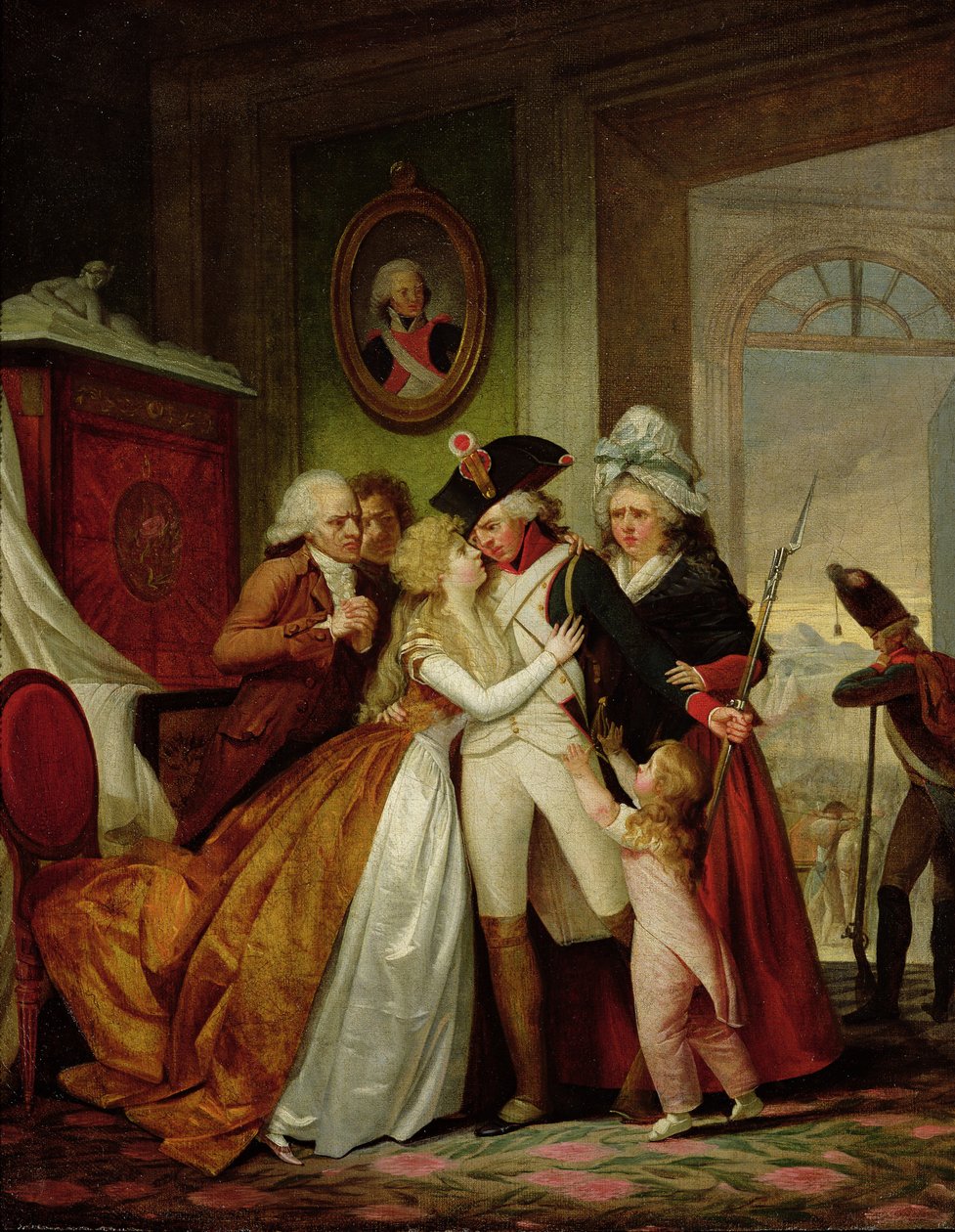 La Partida de los Voluntarios de Francois Louis Joseph Watteau