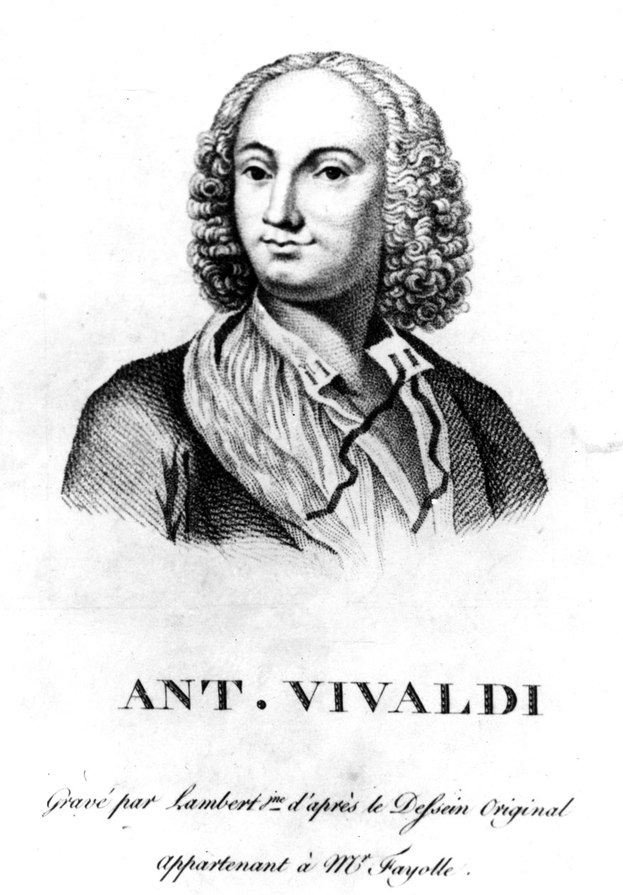 Antonio Vivaldi, c. 1830 de Francois Morellon la Cave